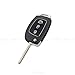 car passion Cover Chiave Guscio Compatibile con Hyundai I20 I30 Ix20 Ix35 Ix45 Tucson 3 Tasti Telecomando