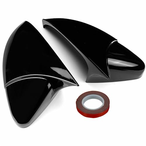 Garniture rétroviseur Golf 7 MK7.5 GTI R coque de finition supérieure noir brillant