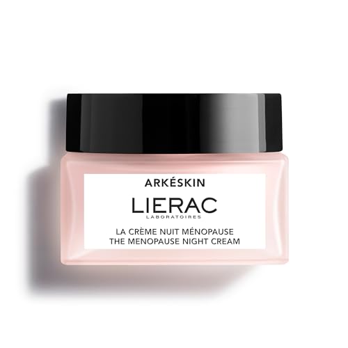 Lierac Arkeskin - La Crema de Noche Menopausia 50ml - +83% Hidratación Inmediata - Redensifica y Reafirma la Piel