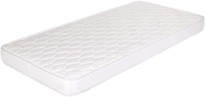 Gulf Furniture Twin Mattress, Firm, White, 90 x 190 x 7 cm, Pressure Relief, Easy to Clean