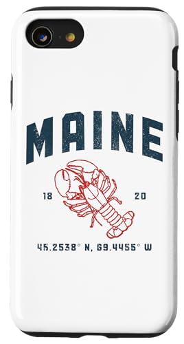 Maine Est. 1820 Homard Vintage Pride Coque pour iPhone SE (2020) / 7/8