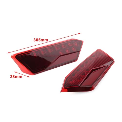 Luz trasera roja de moto para Polaris RZR, mejora la visibilidad de tu Turbo 1000 XP en ruta 2