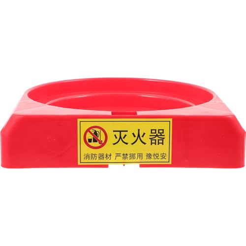 KOMBIUDA Support Sol Extincteur Plastique Résistant Base Stable et Lumineuse pour Extincteurs Poudre Rangement Coffre Voiture Sûr et Pratique