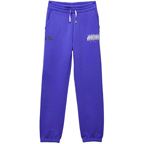 Jordan Boy's MJ MVP HBR Fleece Pants (Big Kids) Dark Concord MD (10-12 Big Kid)