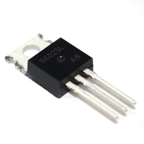 10 Uds S8025L TO220 SCR 25A 600V con diseño robusto para proyectos