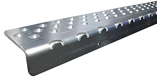 Handi Ramp Stair Nosing Aluminum Silver, 48 in W x 1/4 in Thick NSN122748SL0-1 Each
