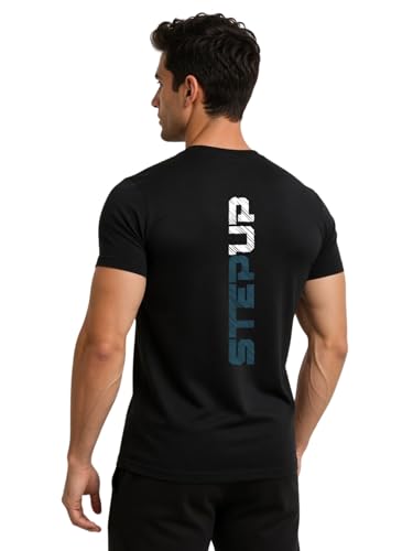 Image of 3Colors Men's Active Polyester T-Shirt | Quick Dry Gym Workout Tee | Stretch Sports Round Neck Running T-Shirt-STEPUP LINE