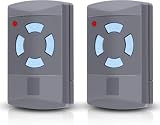 2PCS 868.3MHz Garagentoröffner fur Hörmann Handsender, Ersatz Fernbedienung Garagentor kompatibel für Hörmann HSE2-868, HSM4-868, HS4-868, 4 Kanal