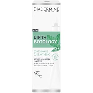 Diadermine – Lift+ Botology Contorno de Ojos, 15 ml, Acción alisadora de arrugas & reducción de ojeras y bolsas