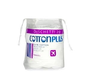 Disquettes coton 100% pur Lot de 20 Cotton Plus