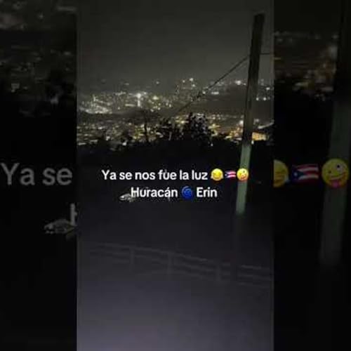 Efectos del Hurac&aacute;n Erin en Puerto Rico