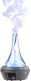 Carlo Milano Aroma Vernebler: Aroma-Diffusor aus mundgeblasenem Glas, mit Farb-LED, 120 ml (Ultraschall Luftbefeuchter)