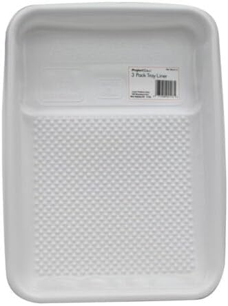 Replacement for Compatible with Linzer RM4113 White Shallow Plastic Paint Tray Liner 9 in. (Pack of 36)
