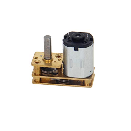 Fielect Mini Gear Motor 24GM-N20 DC 3V 10RPM Gear Motor U-Typ Inversion Speed Reduction Gear Box Motor