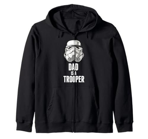 Sweat Star Wars Stormtrooper Dad Is A Trooper zippé à capuche pour homme