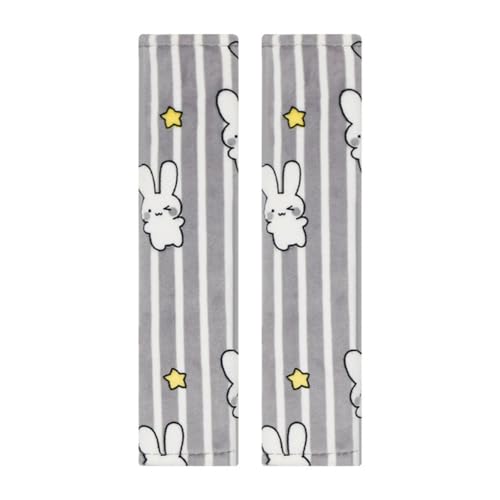 Refrigerator Door Handle Covers Washable Keep Appliance Clean for Fridge Microwave Stove Oven Catch All Stains Dust Dirty Fingerprint, Removable Refrigerator Handle Covers Set of 2 (Grey Rabbit)
