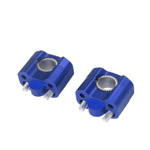 Pontets de rehausse guidon bleus 22mm 28mm pour éliminer la fatigue des bras sur Suzuki et Yamaha