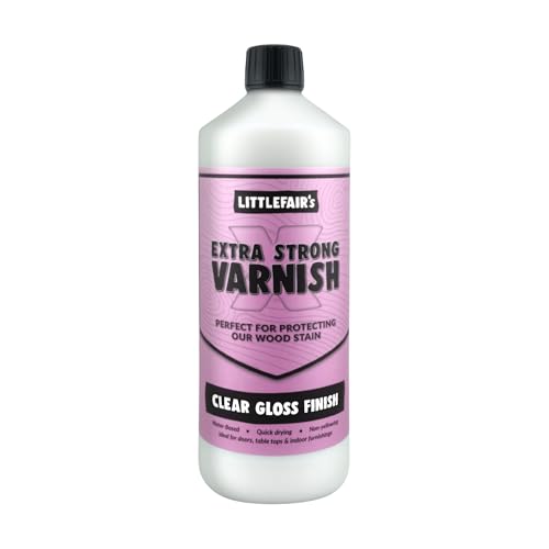 Littlefair's Water Based Extra Strong Varnish (1ltr, Gloss)
