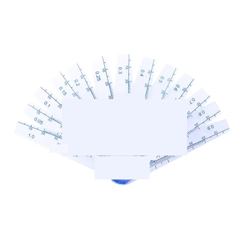 Medidor de espesor plástico 0.05-2.0mm portátil