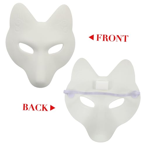 Masque de renard Abaodam de qualité pour mascarade et grand bal - 7