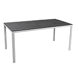 tavolo rotondo grande da giardino Grigioscuro - ✔ FINO A 6/8 POSTI: PERFETTO PER OGNI OCCASIONE Ideale per vivere al meglio i tuoi momenti all’aperto: 4 posti → molto ampio e confortevole 6 posti → configurazione ideale fino a 8 posti → utilizzabile occasionalmente ottimizzando gli spazi