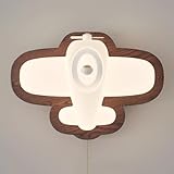 HYHJYMG lámpara LED Light Kids Room Avero de Madera Decoración de Cadena de extracción