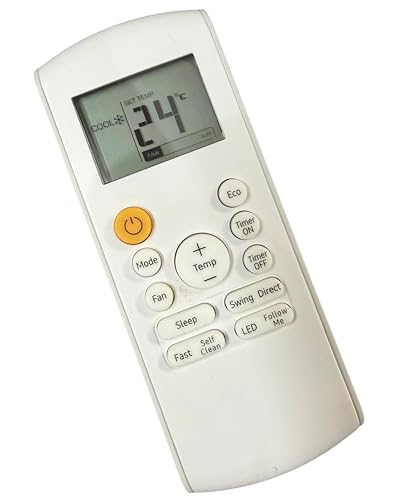 Image of Ehop G57Y2 /BGEF Compatible Remote Control for Samsung Inverter Ac Suitable for 1 1.5 2 Ton Penta Series AC-184B
