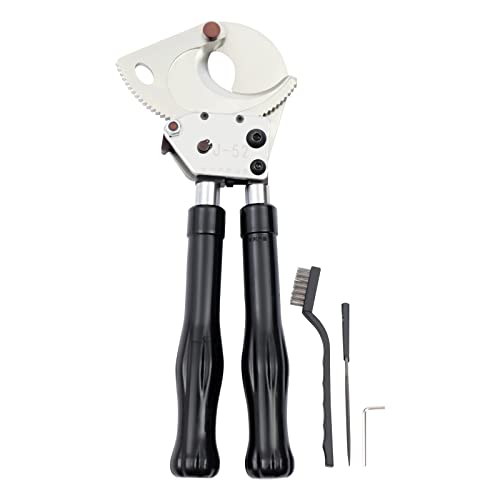 IYARNOVA Ratchet Cable Cutter 50mm Ratcheting Wire Cutter Ratcheting Cable Cutters Ratchet Cable Cutters Heavy Duty Ratcheting Wire Cut Hand Tools Wire Cutting Tool Telescopic Handles