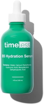 Timeless Skin Care Vitamin B5 Serum - Hydrating Face Serum with Hyaluronic Acid - Oil-Free Skin Care Serum - Supports Skin Health - Face Serum for Oily Skin - Fragrance-Free Vitamin B5 Serum - 4 oz