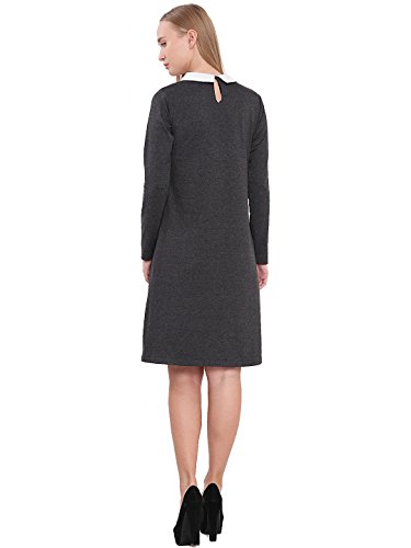 Image of Miss Chase Women's Cotton Collared Shift Dress