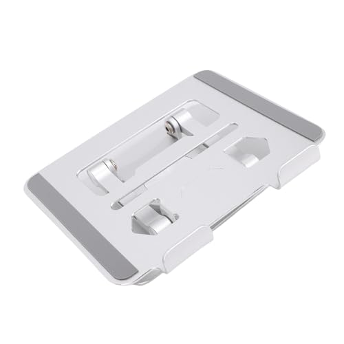 SUPYINI Einstellbarer Tablettenständer Faltbarer Tablettenständer 360 ° Drehungstablettenständer mit Aluminiumlegierbasis für 5,8 Bis 12,9 Zoll Tabletten Elektronische Leser (Silber)