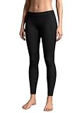 Hevto Wetsuit Pants Women 2mm Neoprene Pants Thermal Wet Suit Leggings for Water Sports Surfing Swimming Kayaking (Pants Black, L)
