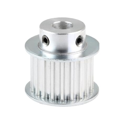 Poulie synchrone 5M 20T anti-glissement alésage 8mm pour courroie large