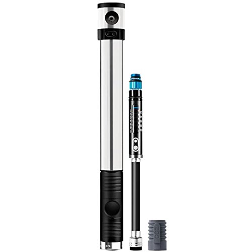 Crankbrothers Klic HV Mini Pump with Gauge and CO2