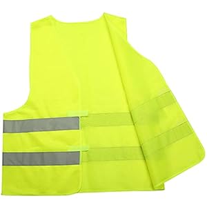 Easyeeasy Reflecterend vest Hoge zichtbaarheid Fluorescerende veiligheidskleding voor buiten Vest Veiligheidsvest…