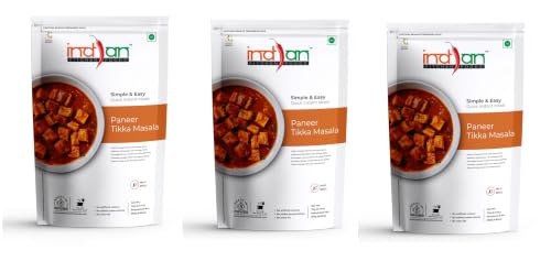 Image of Indian Kitchen Food Instant Paneer Tikka Masala - Freeze Dried, Ready-to-Eat Indian Vegetarian Meal - Pack of 3
