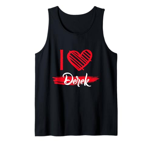 Camiseta I Love Derek I Heart Derek Camiseta sin Mangas