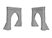 Lionel Railroad Tunnel Portal Structures (2-Pack), Model Train Tunnel Accessories with Realistic Brick Design, Train Layout Scenery for Model Railroads, Ages 14+