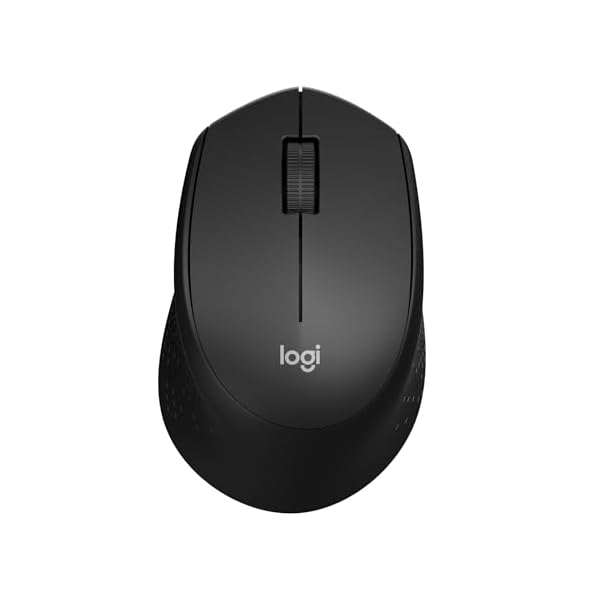 Logitech M330 SILENT Wireless Mouse, 2.4GHz with USB Receiver, Optical Tracking, Quiet & Lightweight, Long Battery Life, for PC, Mac, Laptop, Chromebook – Black