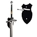 WANLIAN Sword wall mount sword stand wall hook display hanger wall mount for sword dagger axe keyblade no sword-vertical display (Black 1 set)