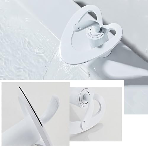 Robinet cascade de salle de bain en laiton chromé au design géométrique - 6
