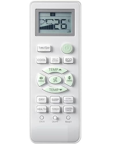 Image of 5 Year Warranty AC Remote Compatible for Haier Twin /Dual Inverter Split AC Remote 1.5 Ton (Work Only When Your Old Remote Same)