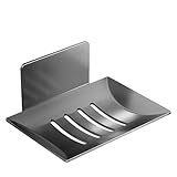 【Design Avec Système De Drainage Intelligent】Le design intelligent de ce porte savon douche comprend des ouvertures de drainage permettant une ventilation optimale La gouttière incurvée et les bords relevés empêchent la chute des savons et objets tout en facilitant l'écoulement de l'eau Cette conception hygiénique maintient vos articles au sec et évite la formation de traces de calcaire