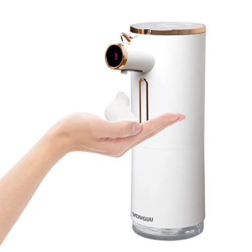 Vovguu Automatic Soap Dispenser Touchless Rechargeable 300Ml/10.14Oz Electric Automatic Soap Dispenser With 3 Levels Of Adjustable Sensor Foaming Soap Dispenser #TOP5