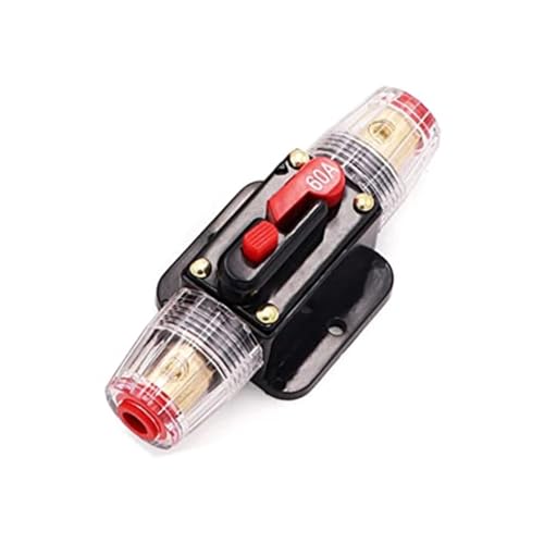 Disjoncteur audio 12V 24V 60A pour protection circuit électrique voiture et camion