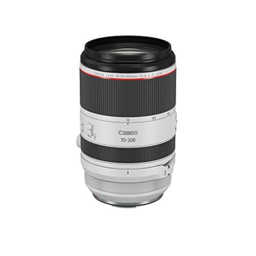 Canon RF70-200mm F2.8 L is USM Lens, Mirrorless Telephoto Zoom Lens, Compatible with EOS R Series APS-C and Full-Frame Cameras, Image Stabilization, Landscape and Sports Photography, White
