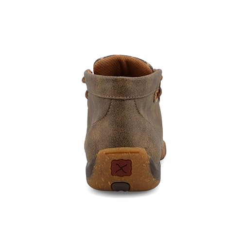 Twisted X Kid's Chukka Driving Moc Shoes, Bomber & Pine, 5 M3