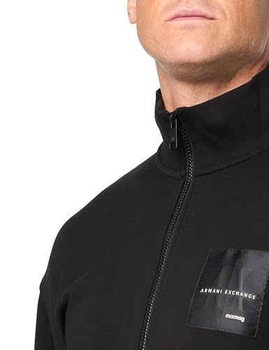 Armani Exchange Men's Limited Edition Mixmag Logo Patch Full Zip Sweatshirt2