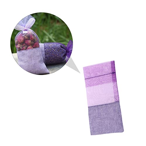 12 bolsas de sachet de lavanda vacías para armario miniatura 4