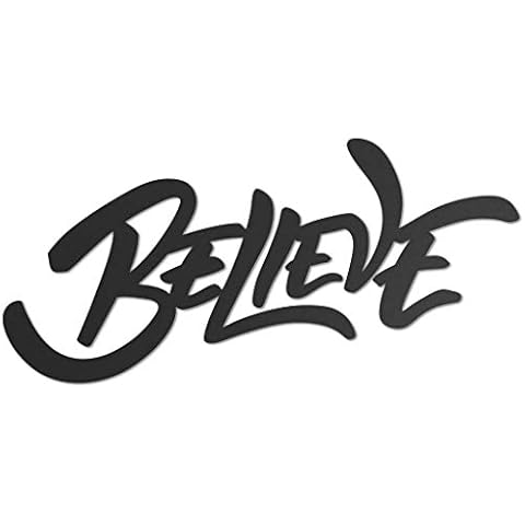 ROAMFORGE Believe - Motivational Metal Wall Art Inspirational Life Quotes & Sayings Cover